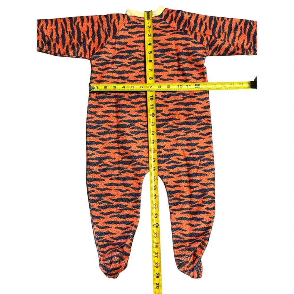 Vintage Disney Pooh Tigger Footed Sleeper Onesie with Hooded Hat 24 Months 70155